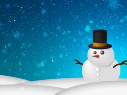 Christmas Snow HD Blue Stock Footage