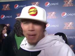 INTERVIEW: Chris Rene on how he feels making it to top 10, what it means to get a chance to have his own Pepsi Super Bowl commercial, how he picked his song for the movie theme and what its been like to have L.A. Reid as a mentor. Stock Footage