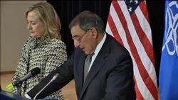 Panetta, Rasmussen, Def Mins on photos of soldiers posing with corpses News Clip