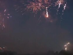 HD 1080i Fireworks Stock Footage