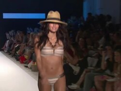 Models walk the runway during the L*Space by Monica swimwear 2012 show Stock Footage