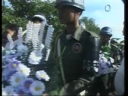 VOICER  Funeral for the wife of Khmer Rouge leader Pol Pot News Clip