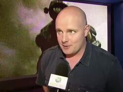 INTERVIEW: 'Halo' franchise development director, Frank O'Connor. (Footage by WireImage Video/GettyImages) Stock Footage