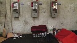 Homeless threatened by return of fines for street living as they endure winter cold Instructional Video