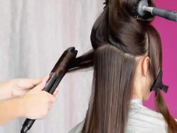 In hair salon Stock Footage