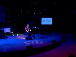 Private Performance by Sarah McLachlan to unveil Citi AAdvantage Card Private Pass Concert Series Stock Footage