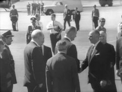 President Johnson Attends 19 Nation Summit in Uruguay Stock Footage