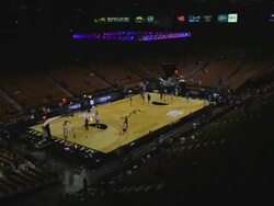 TIME LAPSE: Denver Nuggets v Los Angeles Clippers Pre-Game Stock Footage