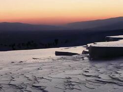 Pamukkale (Cotton Castle) Stock Footage
