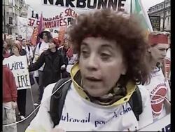 Massive protest march to reject government pension reform plan News Clip