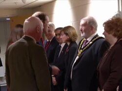 William & Catherine Visit Cardiff for the Rugby News Clip