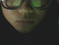 Tablet user learning Stock Footage