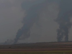 Tensions Remain High At Israeli Gaza Border Stock Footage