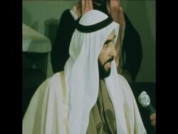 SYND 7 3 75  INTERVIEW WITH SHEIK ZAID OF UNITED ARAB EMIRATES News Clip