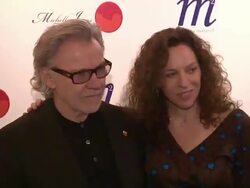 Harvey Keitel and Daphna Kastner at An Evening To Raise Awareness And Celebrate Cambodian Children's Fund Stock Footage