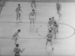 Eastern  N.C.A.A Basketball Finals Stock Footage