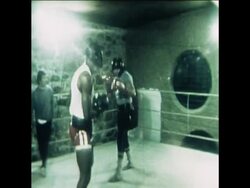 SYND 14 5 77 ALFREDO EVANGELISTA TRAINING AND ALI INTERVIEW ABOUT BOXING News Clip