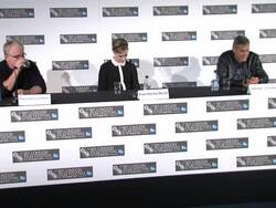 INTERVIEW: George Clooney on conversations with his father about running for Congress at the The Ides of March Press Conference: 55th BFI London Film Festival at London England. (Footage by WireImage Video/Getty Images Entertainment Video) Stock Footage