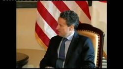 4:3 Geithner meets Japanese Finance Minister Yoshihiko Noda News Clip