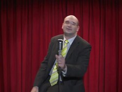 HD: Professional Stand Up Comedian Stock Footage