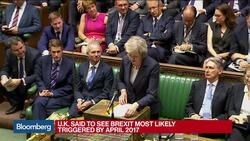U.K.'s May Said Triggering Brexit by Next April News Clip