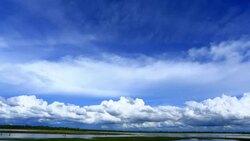 Moving clouds Stock Footage