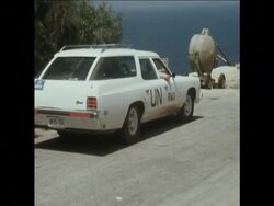 SYND 21-8-73  ISRAELI-LEBANESE BORDER CROSSINGS News Clip