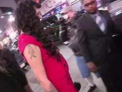 Rachel Federoff & Destin Pfaff leaving Night Of A Billion Reality Stars Bash in LA Stock Footage