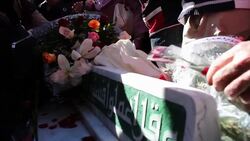 CLEAN : Memorial ceremony for murdered Tunisian po News Clip