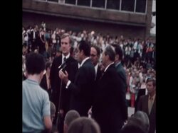 SYND 1-8-71 PRESIDENT NIXON SPEAKS ABOUT HIS VISIT TO CHINA News Clip