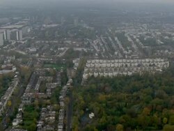 Aerial Stock Footage London urban residential Landscape News Clip