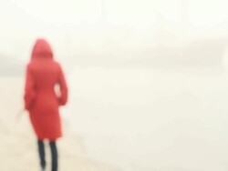 walking away Stock Footage