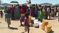 VOICED : Refugees fleeing Boko Haram flood Cameroon camp News Clip