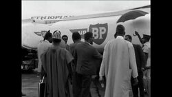 SYND 12 9 68 PEACE TALKS DELEGATES RETURN Instructional Video