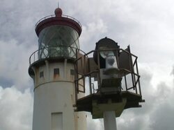 Hawaii: Kilauea Lighthouses, Old and New Stock Footage