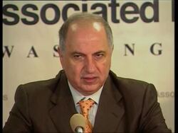 Iraqi governing council president says Saddam was pursuing WMD News Clip