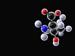 Threonine molecule Stock Footage