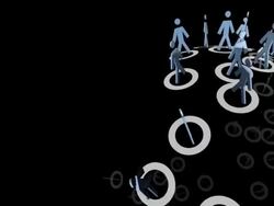 Network Close Black Stock Footage