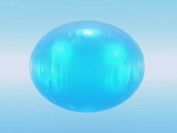 Blue Spheres Parting Stock Footage