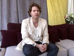 INTERVIEW Edgar Ramirez on being held on suspicion of terrorism and how it helped him with a scene at the Carlos Interview: Cannes Film Festival 2010 at Cannes . (Footage by WireImage Video/GettyImages) Stock Footage