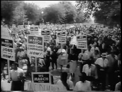 March On Washington Stock Footage