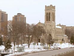 MS  Loring Park area / Minneapolis, Minnesota, United States Stock Footage