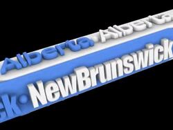 (Loop) Provinces of Canada Stock Footage