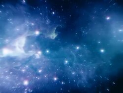 Space background (loopable) Stock Footage