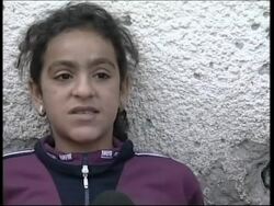 WRAP Thousands mourn shelling victims, Abbas meets young suvivor News Clip