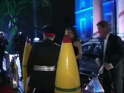 William, Kate & Harry Arrive at the Military Award News Clip