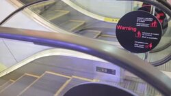 Escalator Shopping Mall Stock Footage