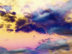 T/L Abstract Colorful Clouds, HD Progressive Frames, Clean Stock Footage