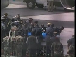 ZIMBABWE: BODY OF LAURENT KABILA LEAVE FOR DR CONGO News Clip