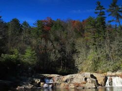 Upper Linville Falls Stock Footage